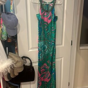 Lilly Pulitzer Maxi Silk Dress